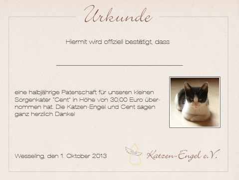 Patenschaft Geschenk