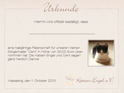 Patenschaft Geschenk